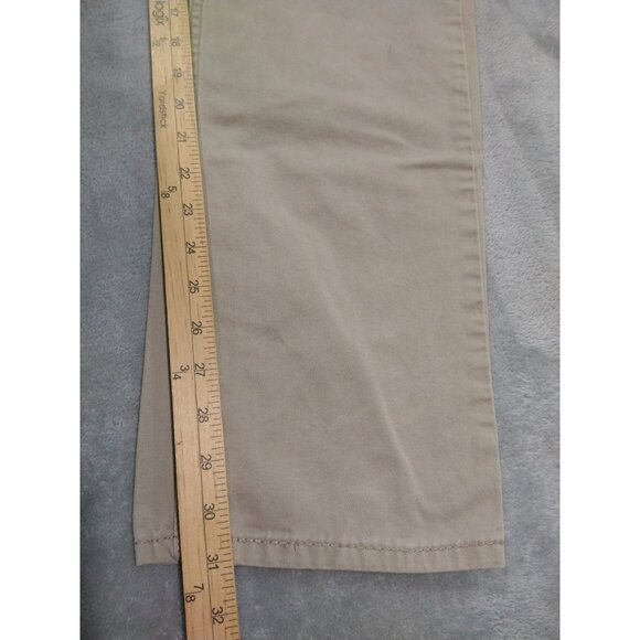 Levis 514 Jeans Mens 36x32 Beige Denim Slim Straight Mid Rise Cotton Red Tab - Picture 5 of 9